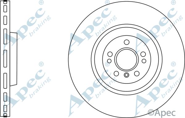 APEC BRAKING stabdžių diskas DSK2876